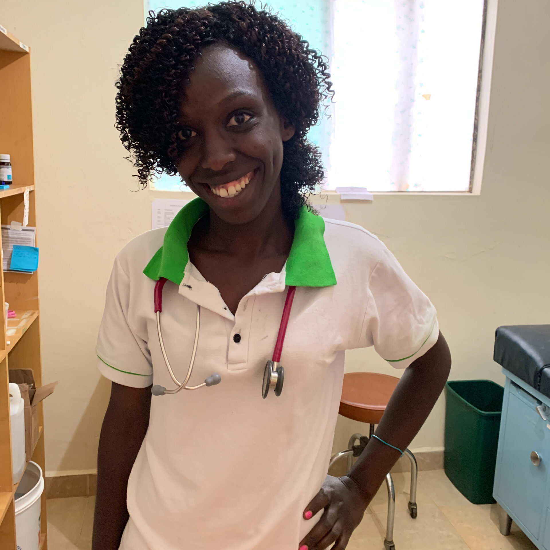 Abby with stethoscope